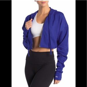 ALO YOGA EXTREME CROP HOODIE